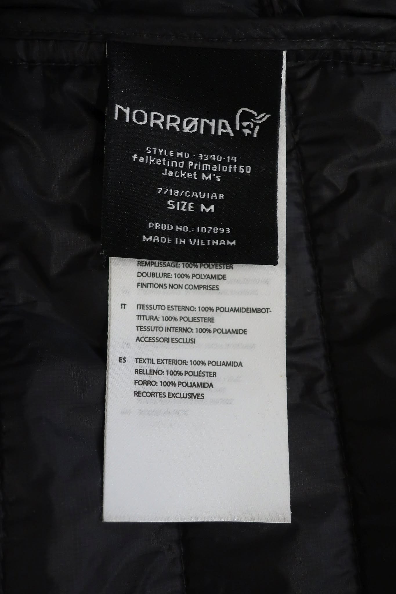 NORRONA vyriška striukė su Primaloft M dydis