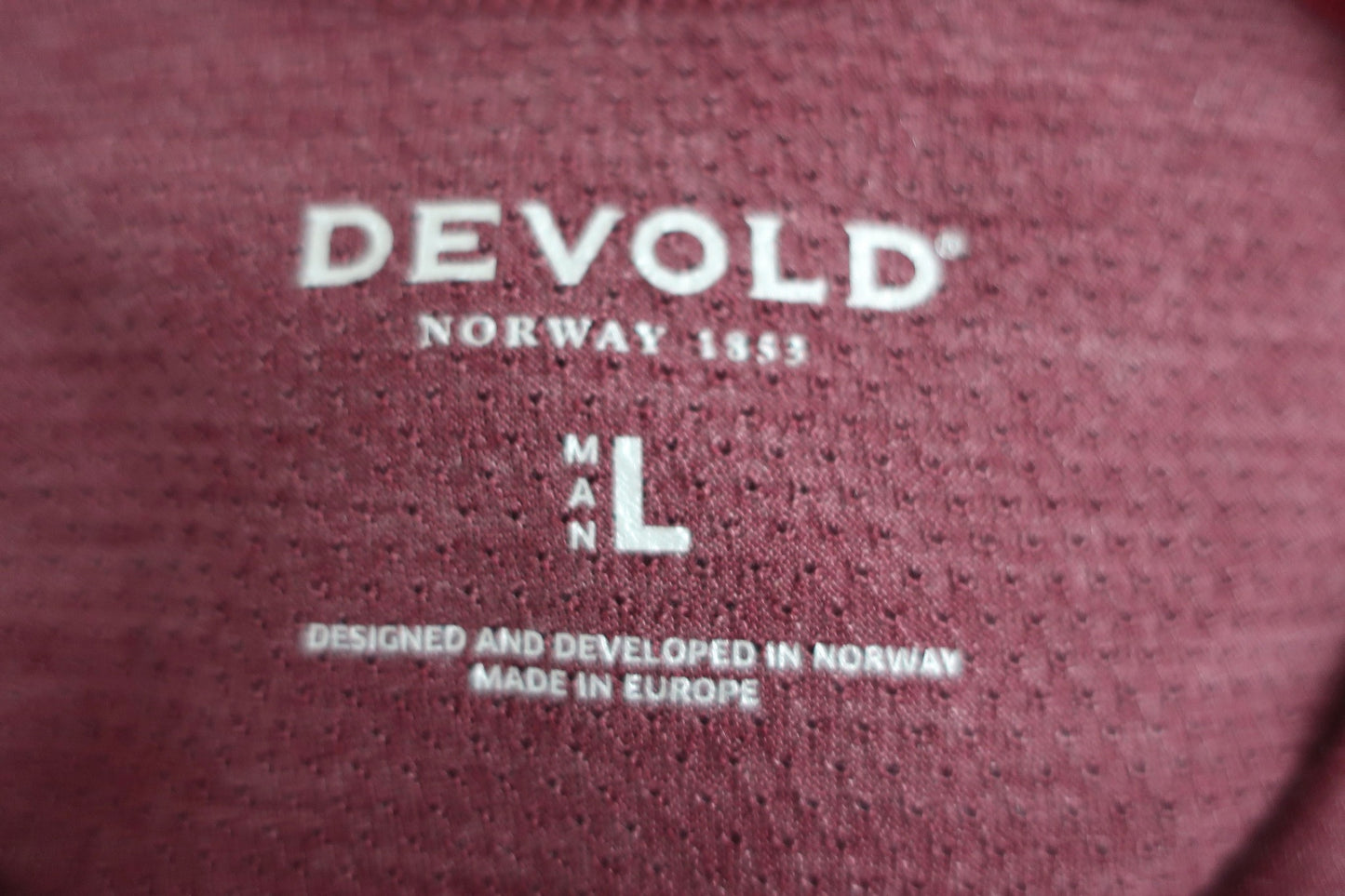 DEVOLD vyriški nauji marškinėliai su merino vilna L dydis