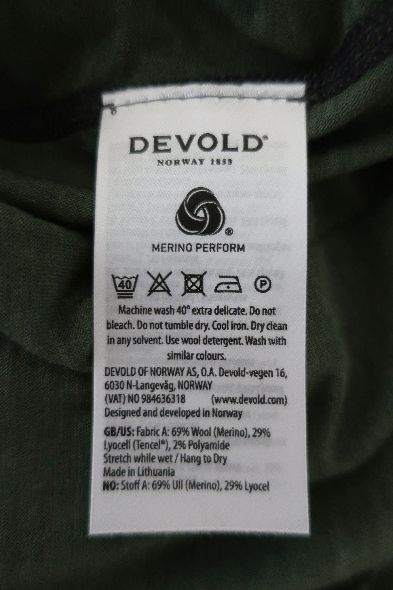 DEVOLD nauji vyriški marškinėliai su merino vilna S dydis