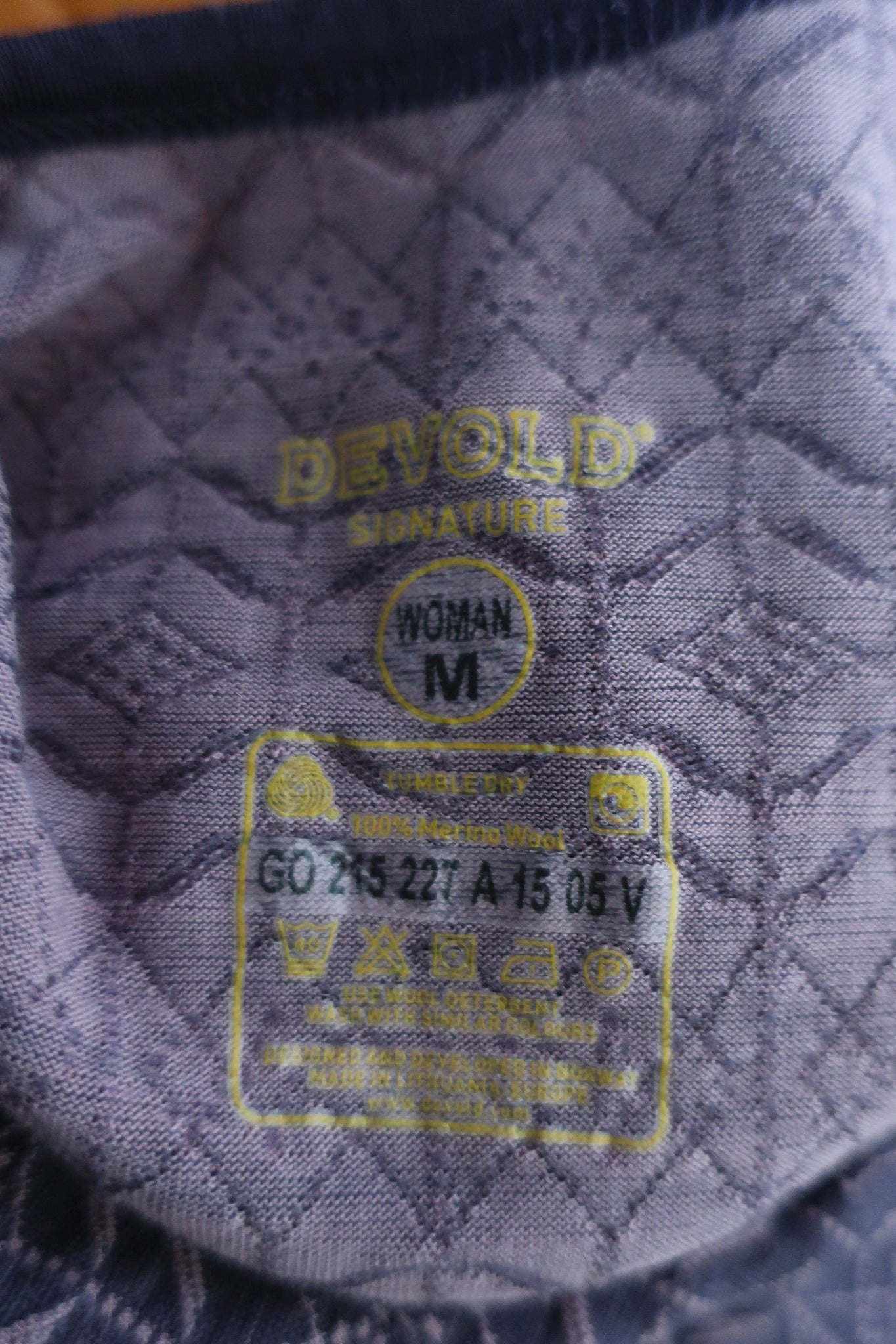 DEVOLD moteriški marškinėliai su merino vilna M dydis