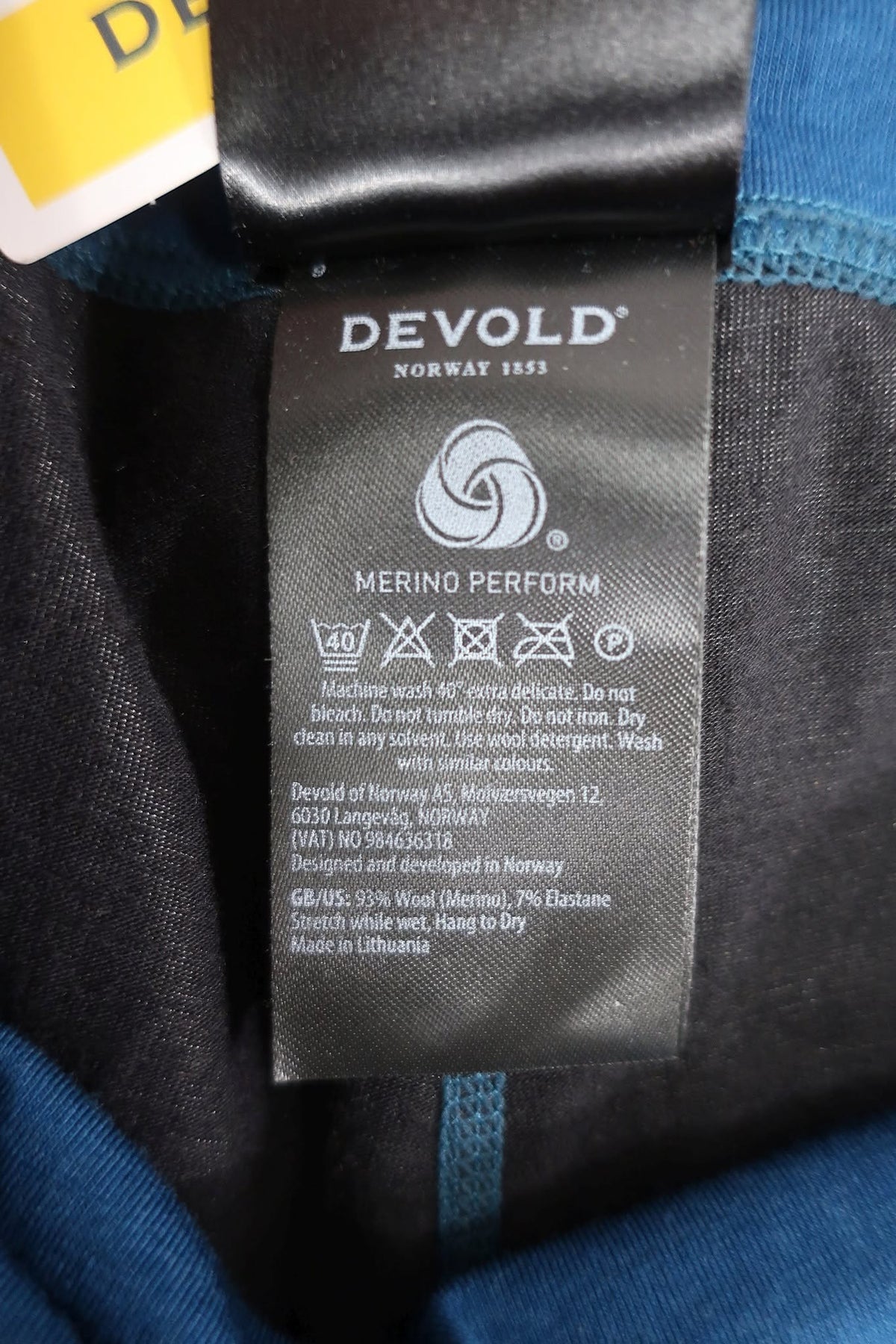 DEVOLD naujos moteriškos sportinės kelnės su merino vilna S dydis