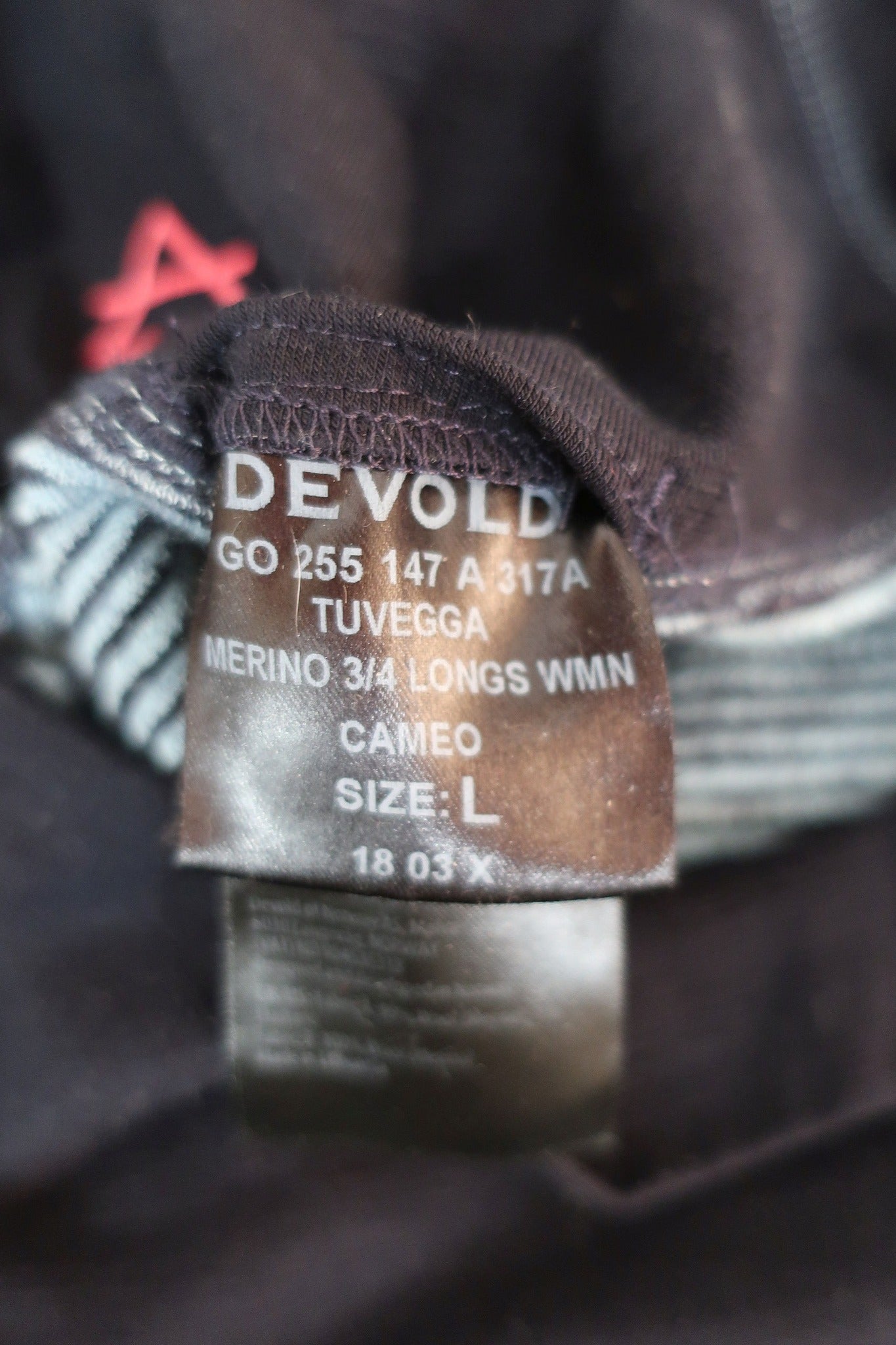 DEVOLD moteriškos termo kelnės 3/4 su merino vilna L dydis
