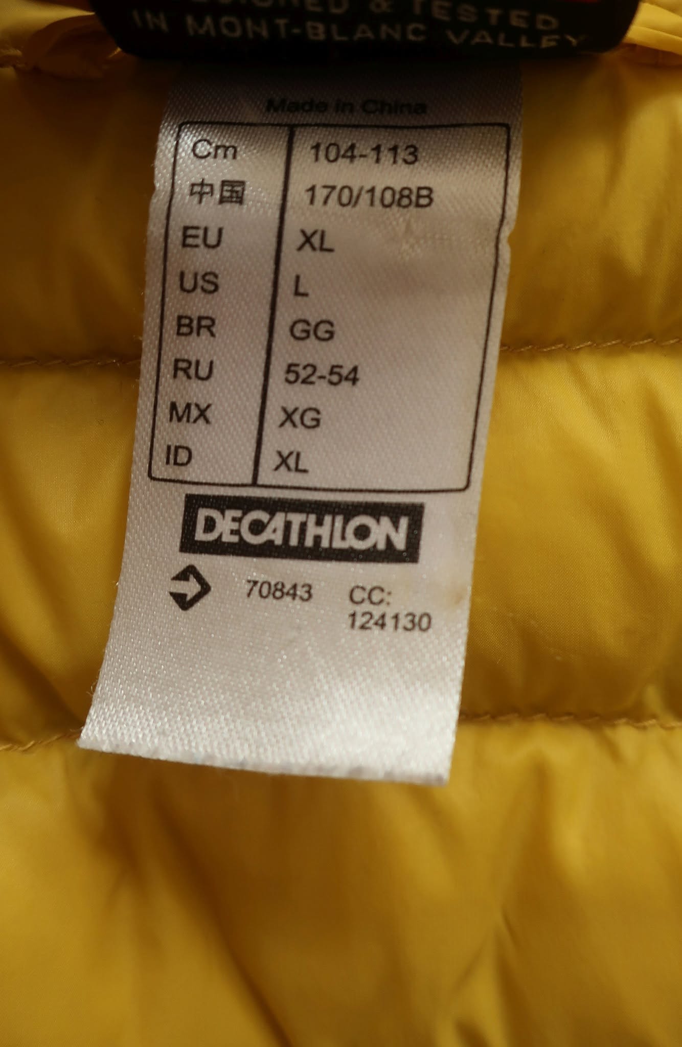 FORCLAZ moteriška lengva pūkinė striukė L/XL dydis