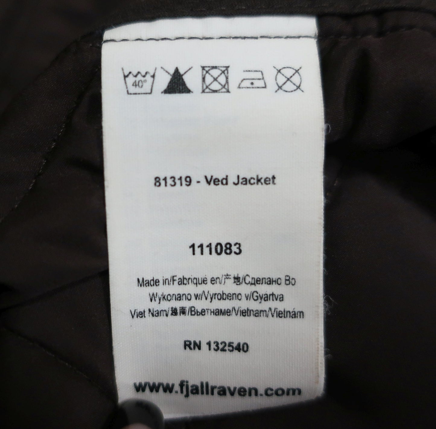 FJALLRAVEN vyriška striukė L dydis