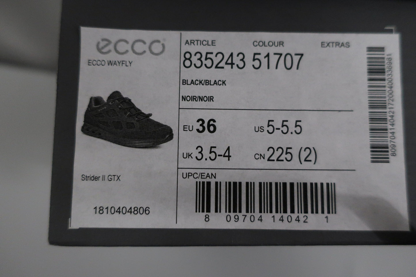 ECCO nauji laisvalaikio batai su Gore-Tex 36 dydis