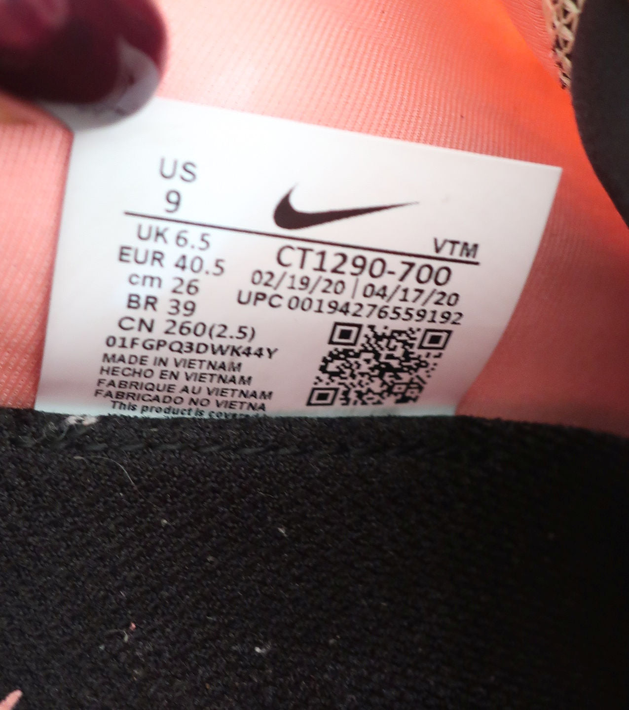 NIKE AIR sportiniai batai 40 dydis