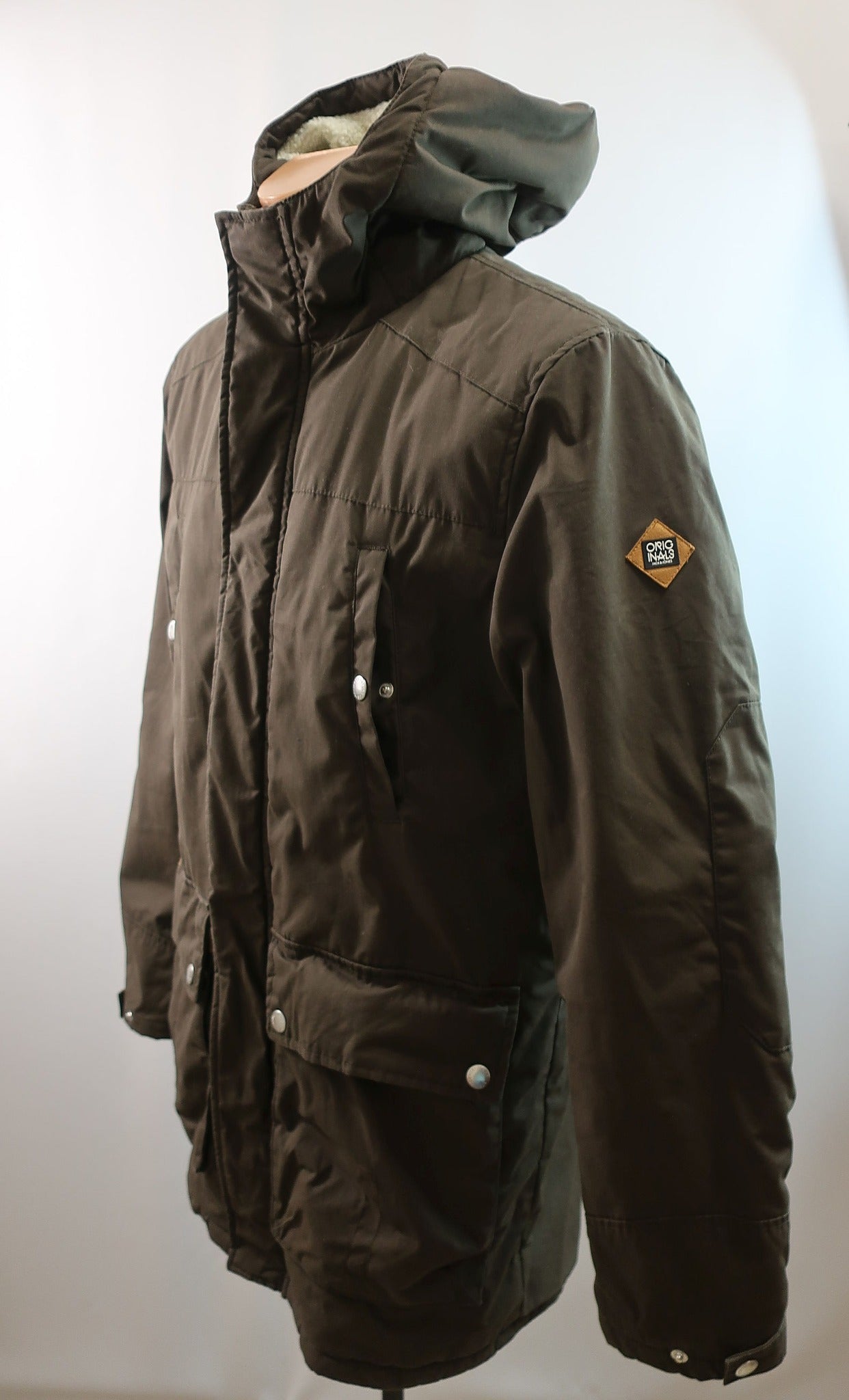 JACK&JONES vyriška šilta ilga striukė/parka M/L dydis