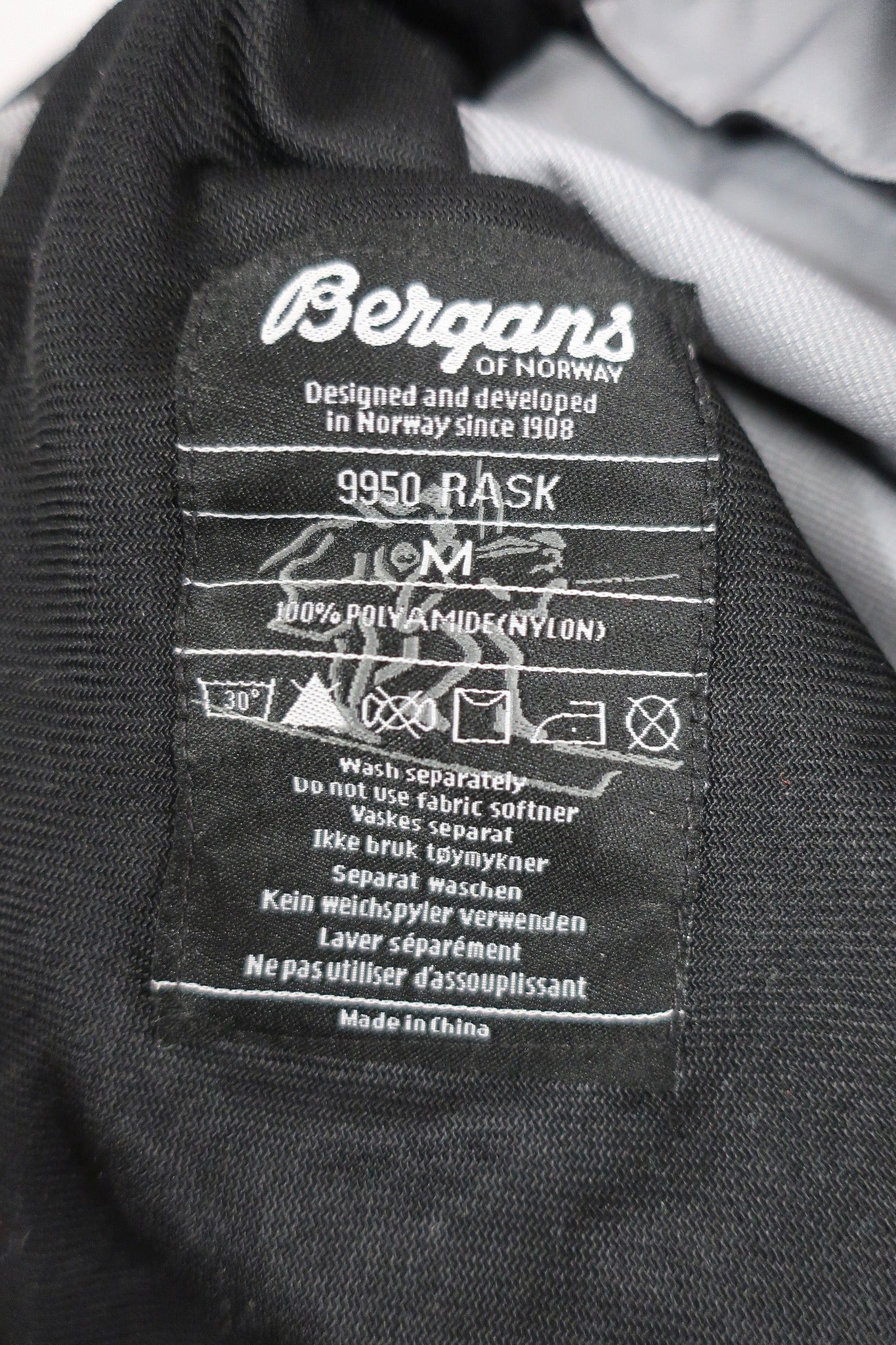 BERGANS vyriškos membraninės kelnės M dydis