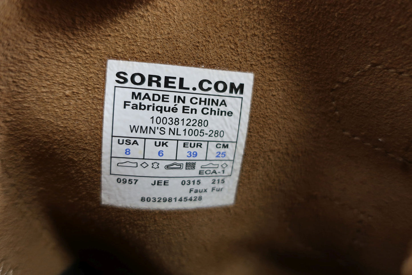 SOREL CARIBOU šilti batai 39 dydis