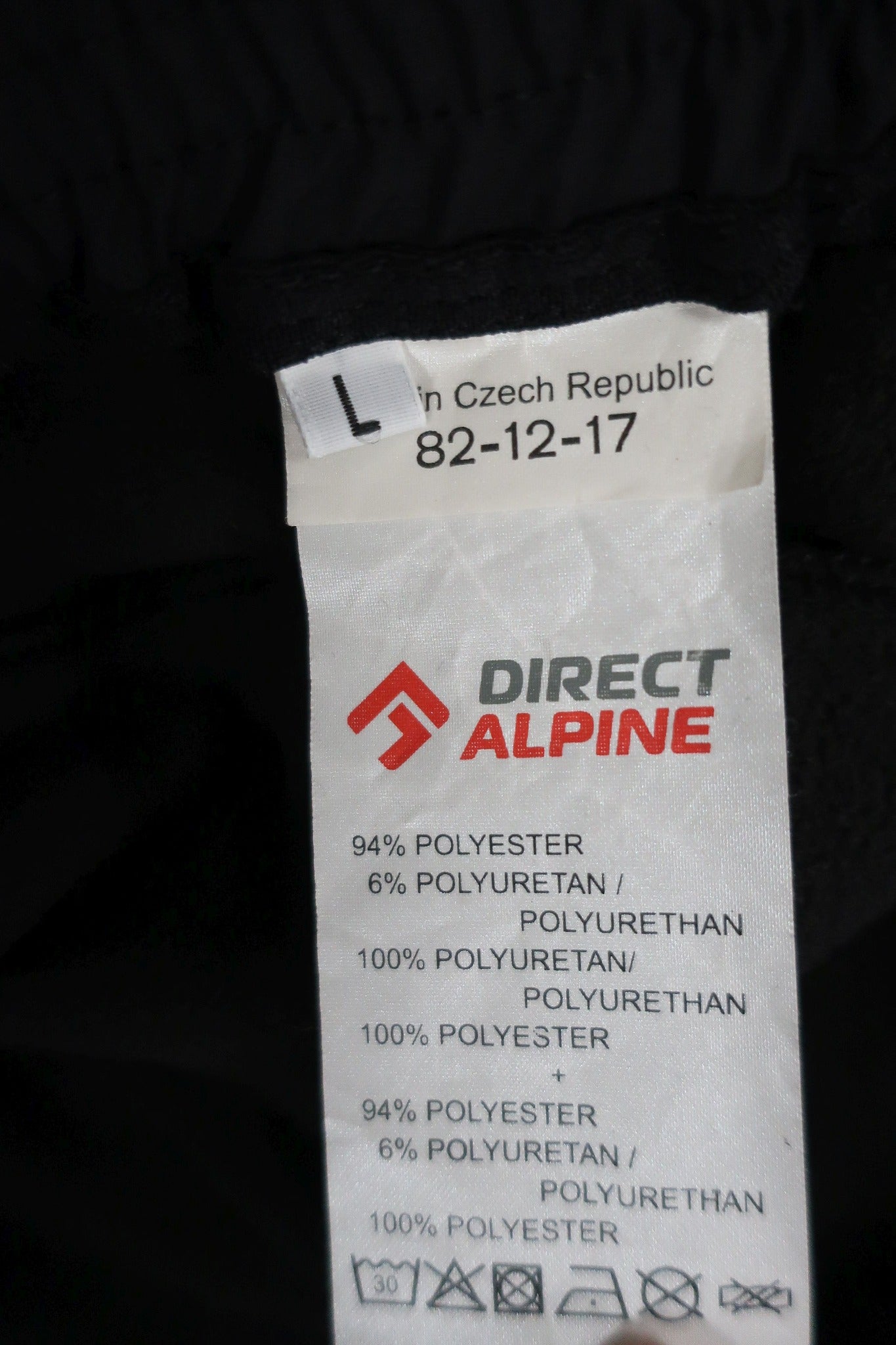 DIRECT ALPINE vyriškos softšelinės laisvalaikio kelnės M/L dydis