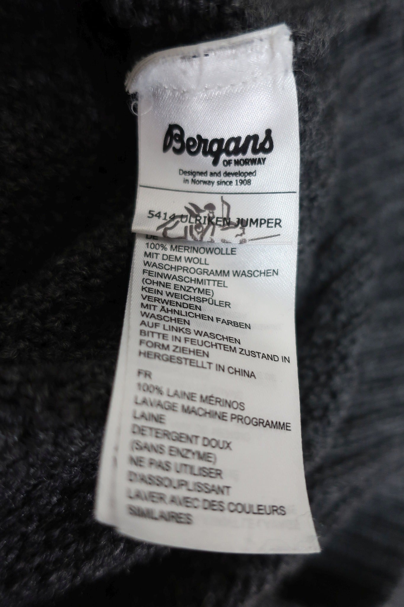 BERGANS vyriškas merino vilnos megztinis L/XL dydis