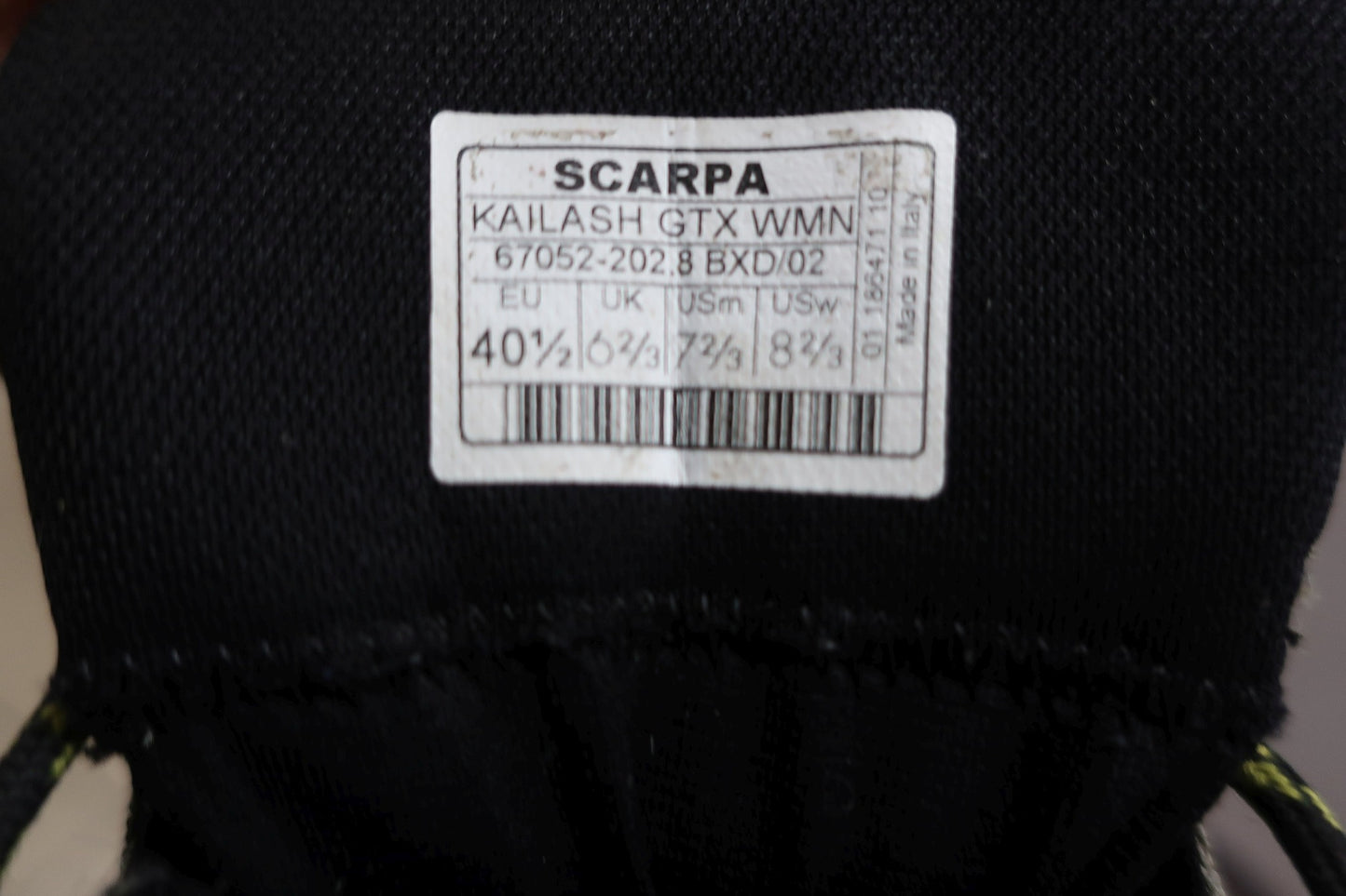SCARPA laisvalaikio, žygio batai su Gore-tex 39/39,5 dydis