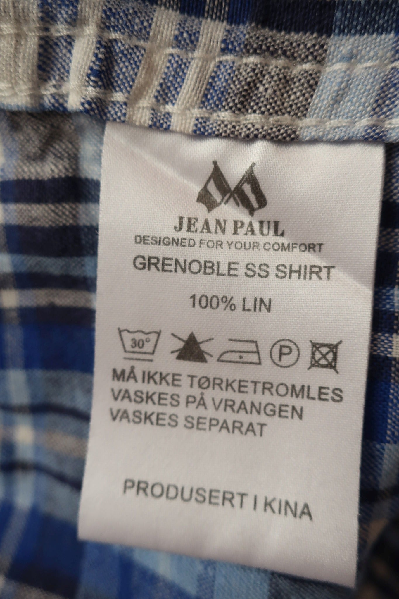 JEAN PAUL vyriški lininiai marškiniai L/XL dydis