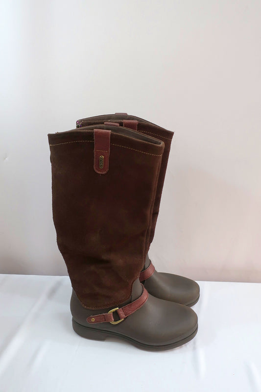 CROCS ilgaauliai odiniai batai 38,5 dydis