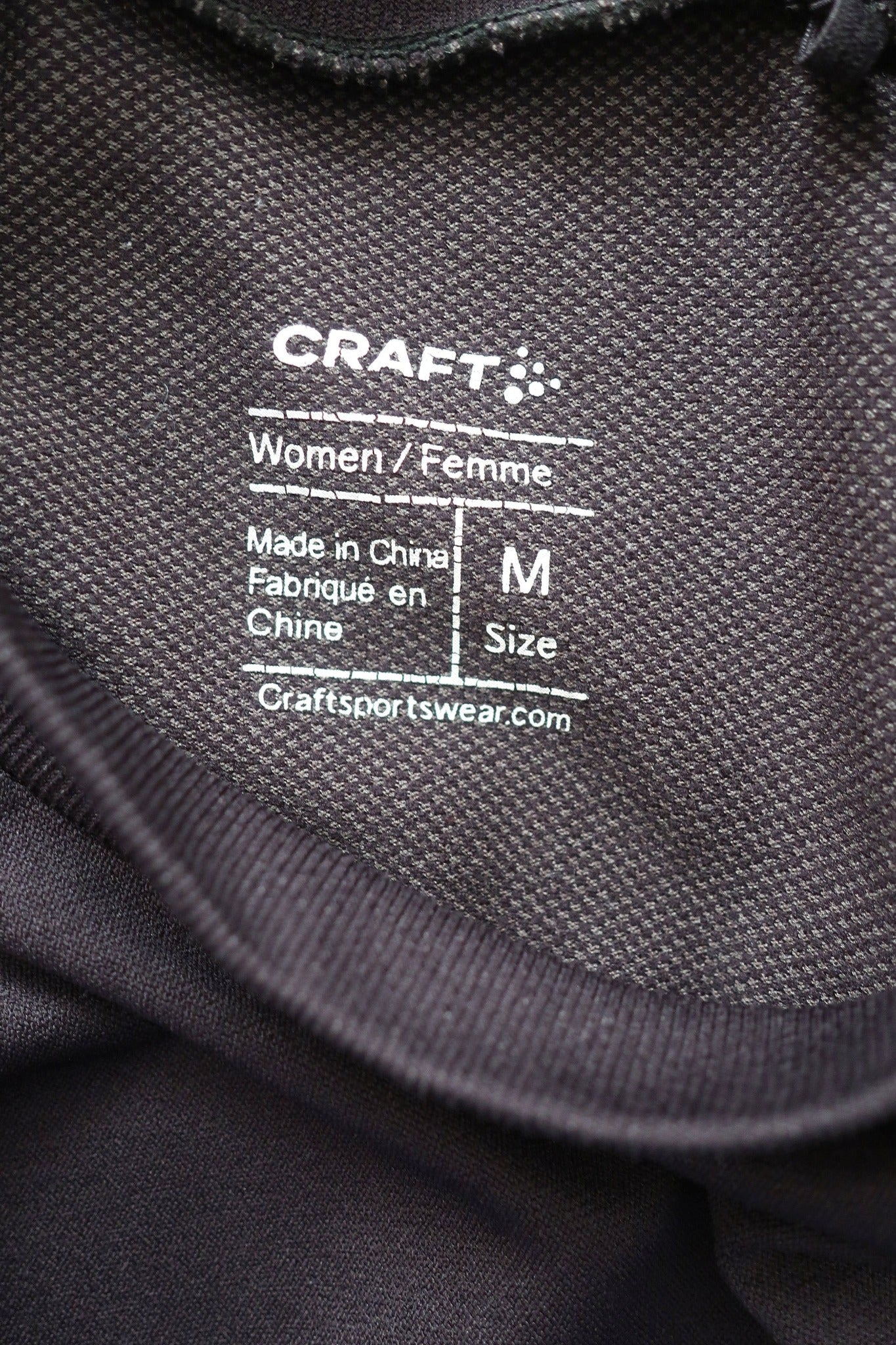 CRAFT moteriškas termo rūbų komplektas - marškinėliai ir tamprės dydis M dydis