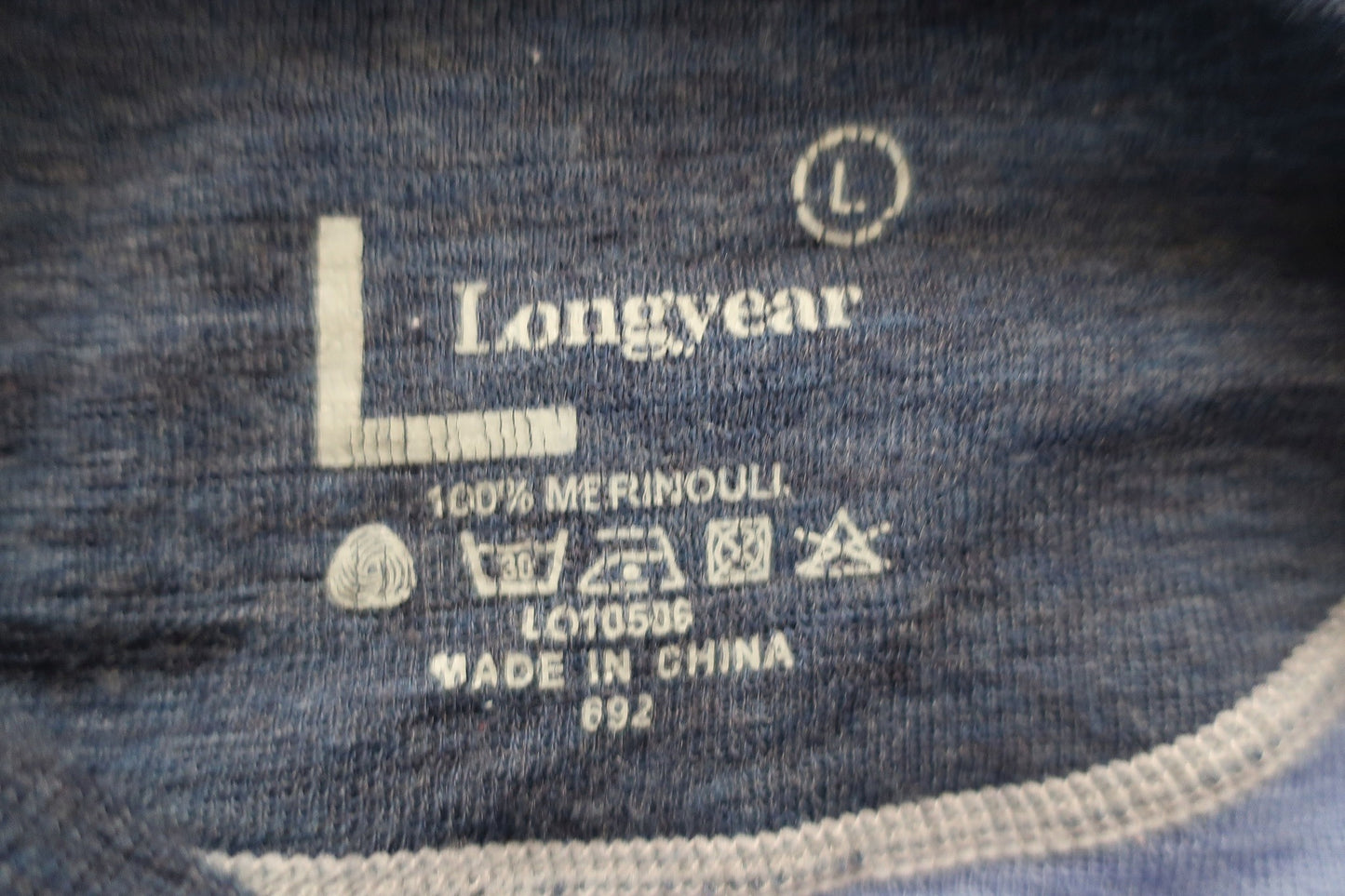 LONGYEAR vyriški merino vilnos termo marškinėliai M/L dydis