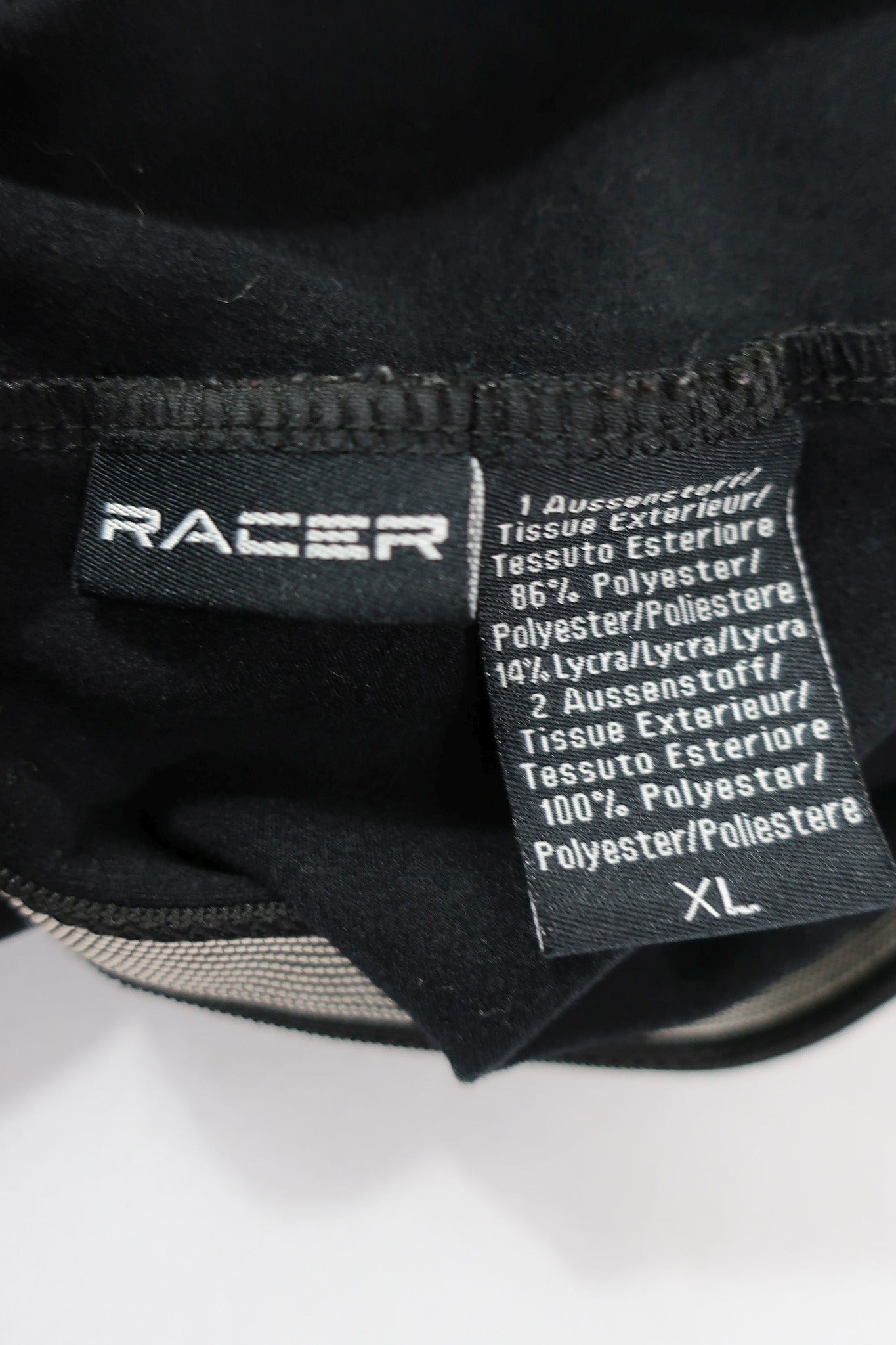 RACER dviratininko blauzdinės XL dydis
