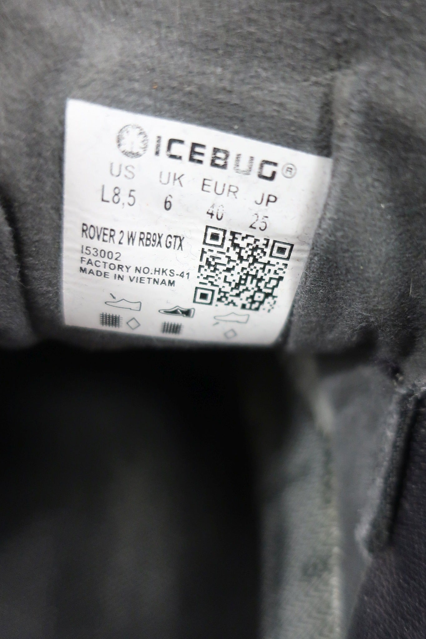 ICEBUG laisvalaikio batai su Gore-tex 39 dydis