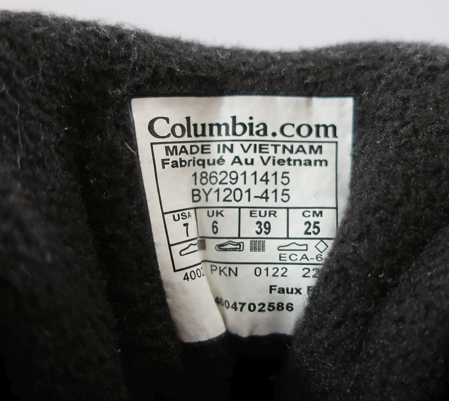 COLUMBIA laisvalaikio batai 39 dydis