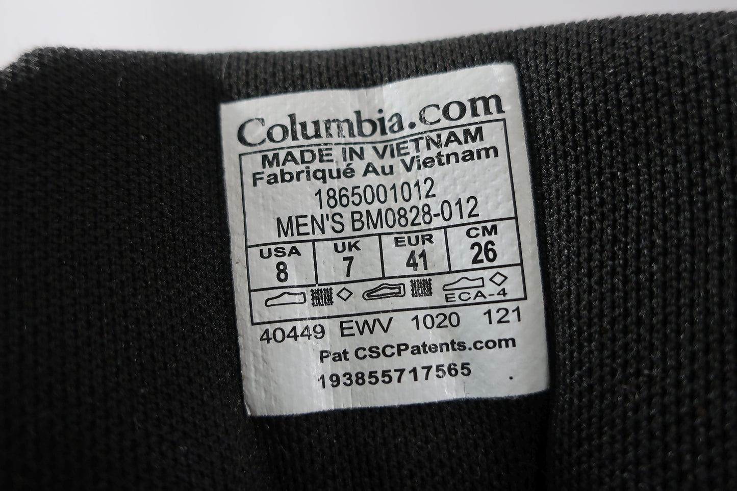 COLUMBIA laisvalaikio batai 40 dydis