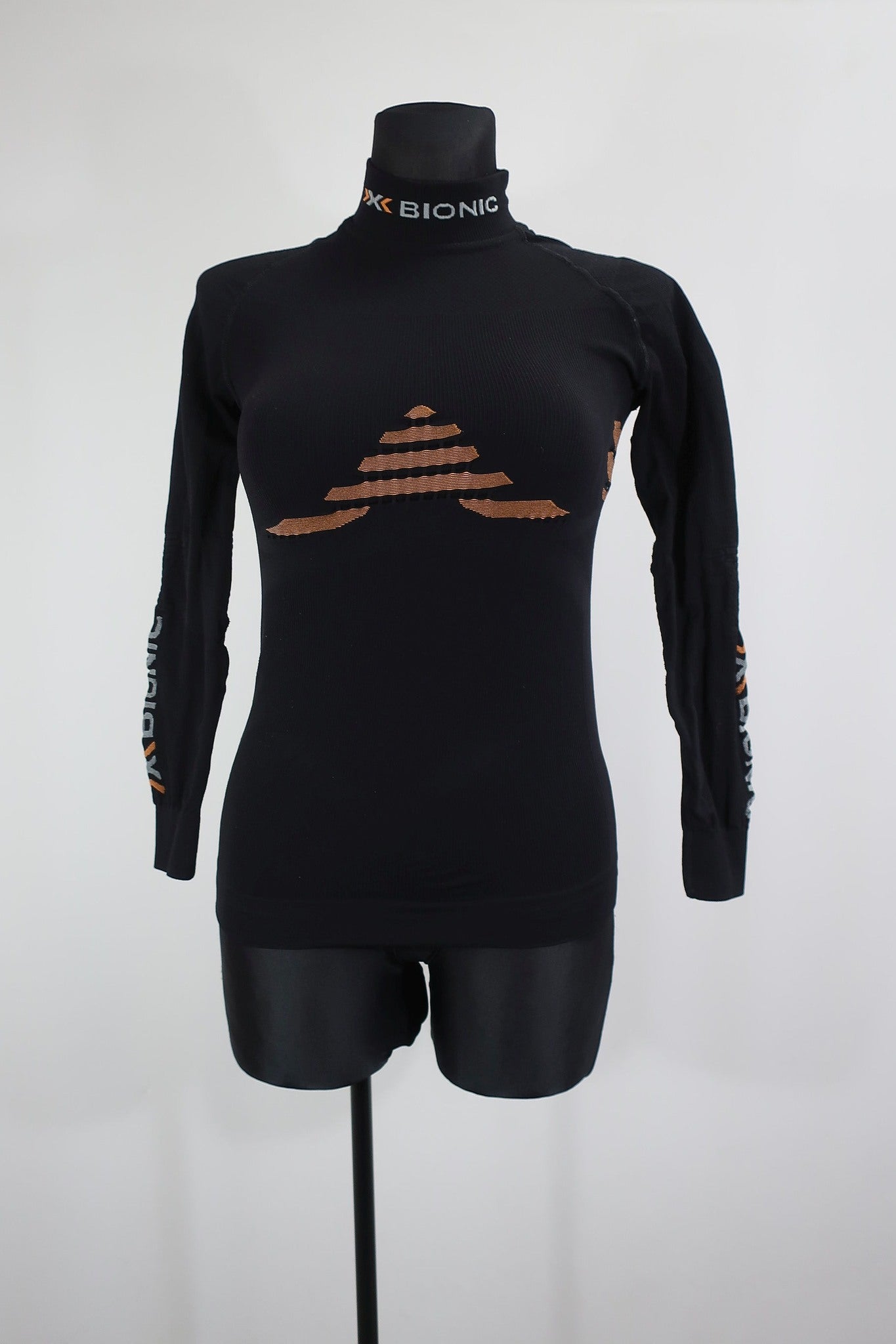 X BIONIC moteriški sportiniai, kompresiniai marškinėliai XS dydis