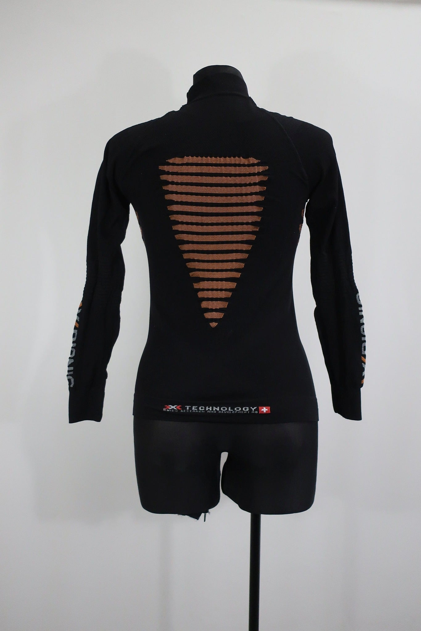 X BIONIC moteriški sportiniai, kompresiniai marškinėliai XS dydis