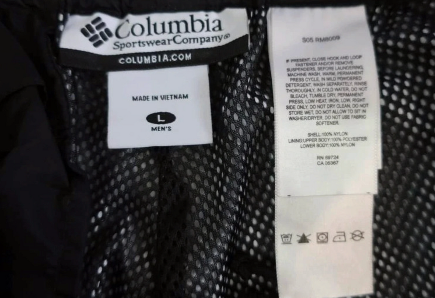Columbia vyriškos neperšlampančios laisvalaikio kelnės L/XL dydis