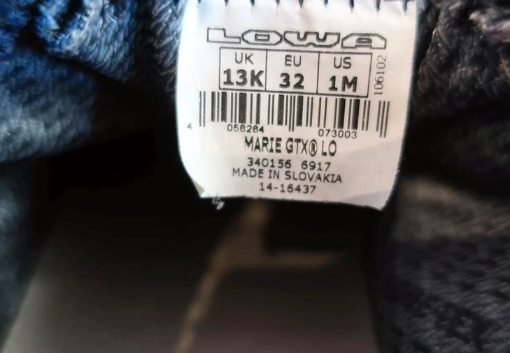 Lowa laisvalaikio batai 32 dydis
