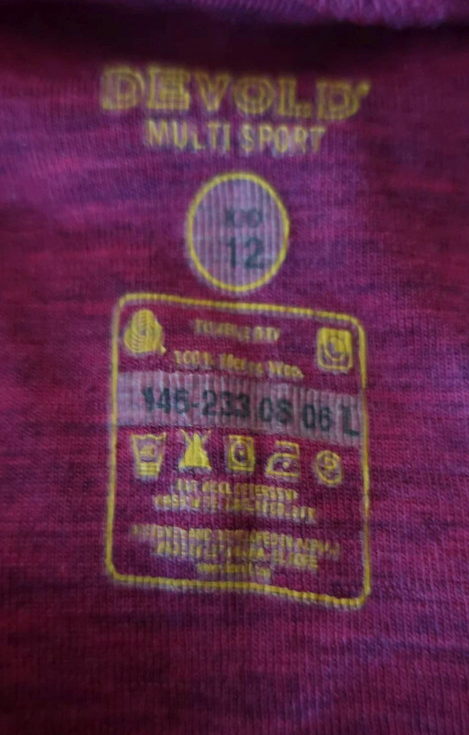 Devold vaikiški termo marškinėliai su merino vilna 146/152