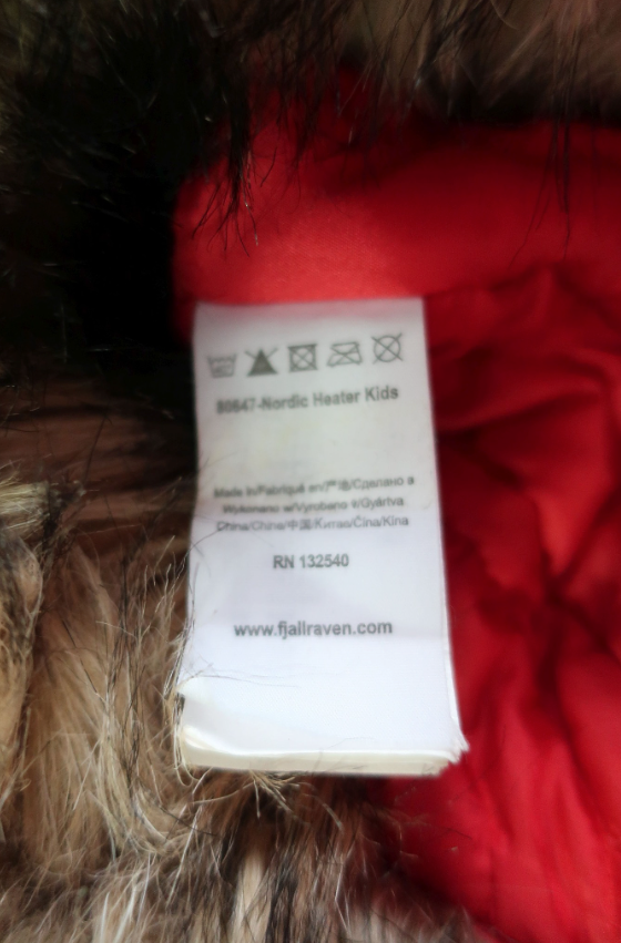 FJALLRAVEN vaikiška šilta kepurė