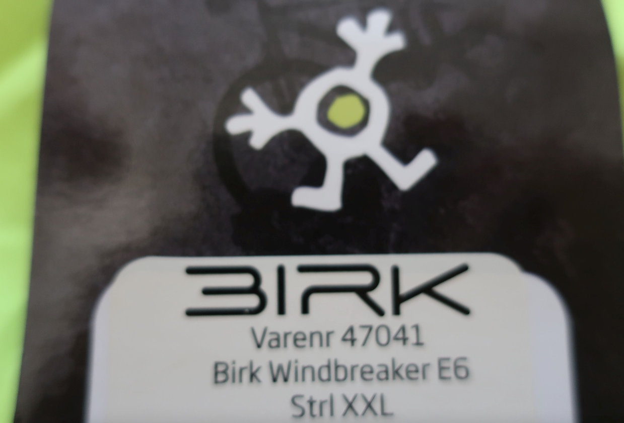 BIRK naujas vyriškas bėgimo švarkas/striukė XXL dydis