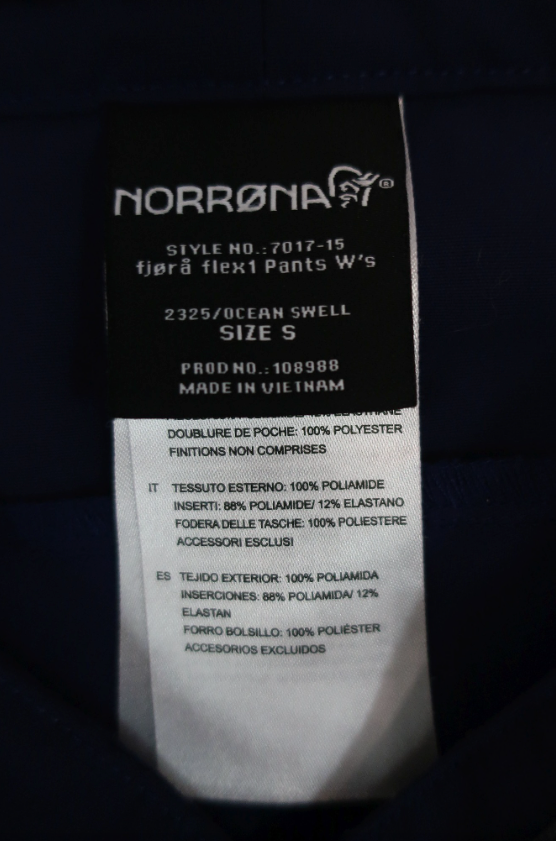 NORRONA moteriškos laisvalaikio, trekingo kelnės S/M dydis