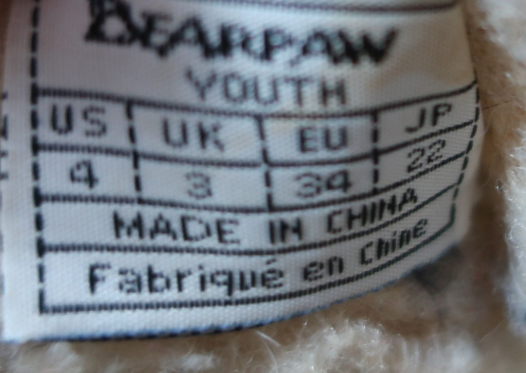BEARPAW vaikiški šilti batai 34 dydis